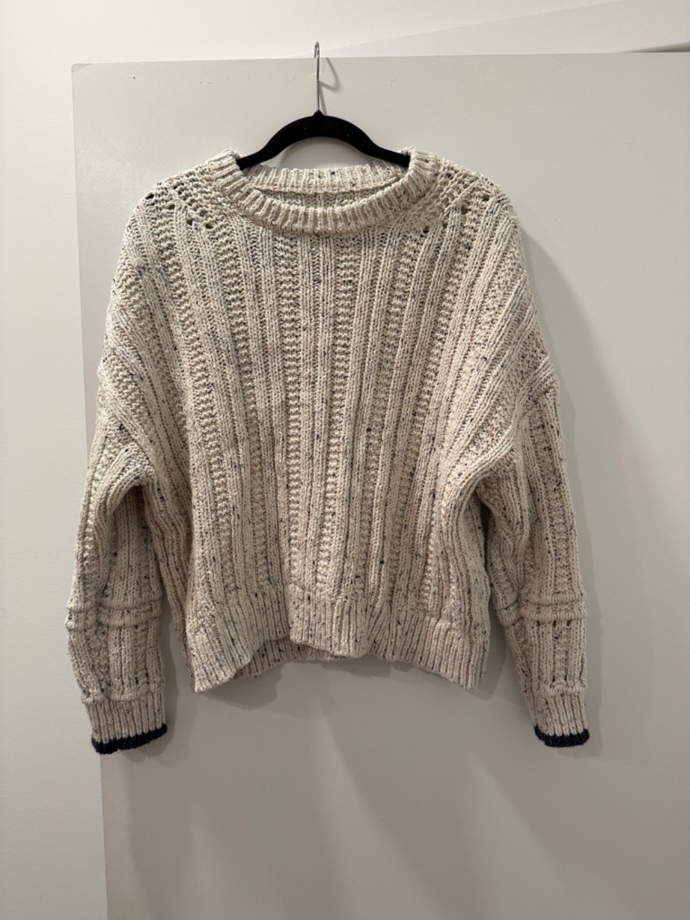Cozy Cream Cable Knit Women's Sweater